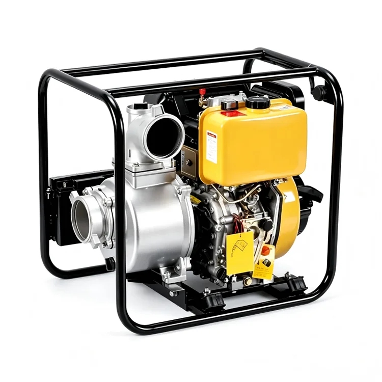 What should be noted when using a Compact High-Flow Diesel-Driven Water Pump