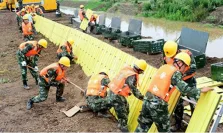Prefabricated Slab Dam Flood Control Embankment