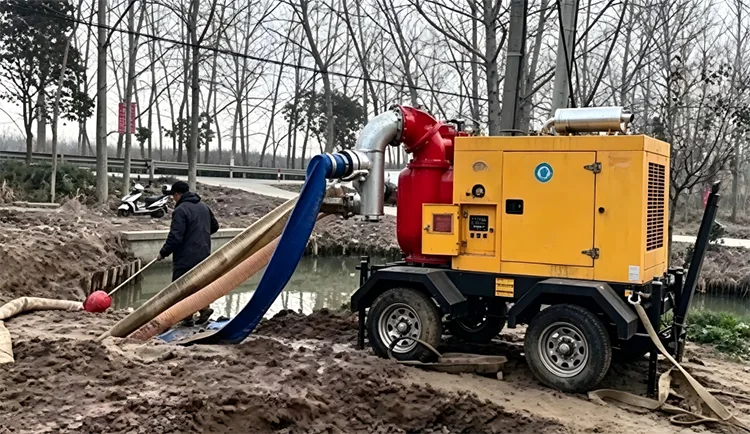 QZ Series Self-primiing Diesel Engine Water Pump Unit