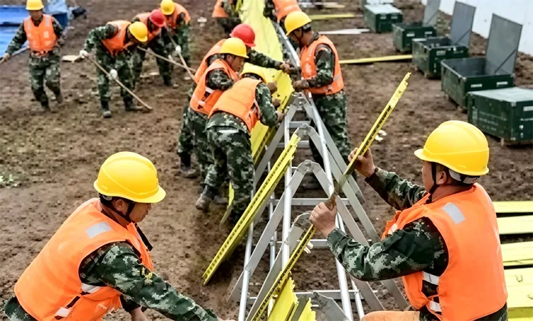 Prefabricated Slab Dam Flood Control Embankment